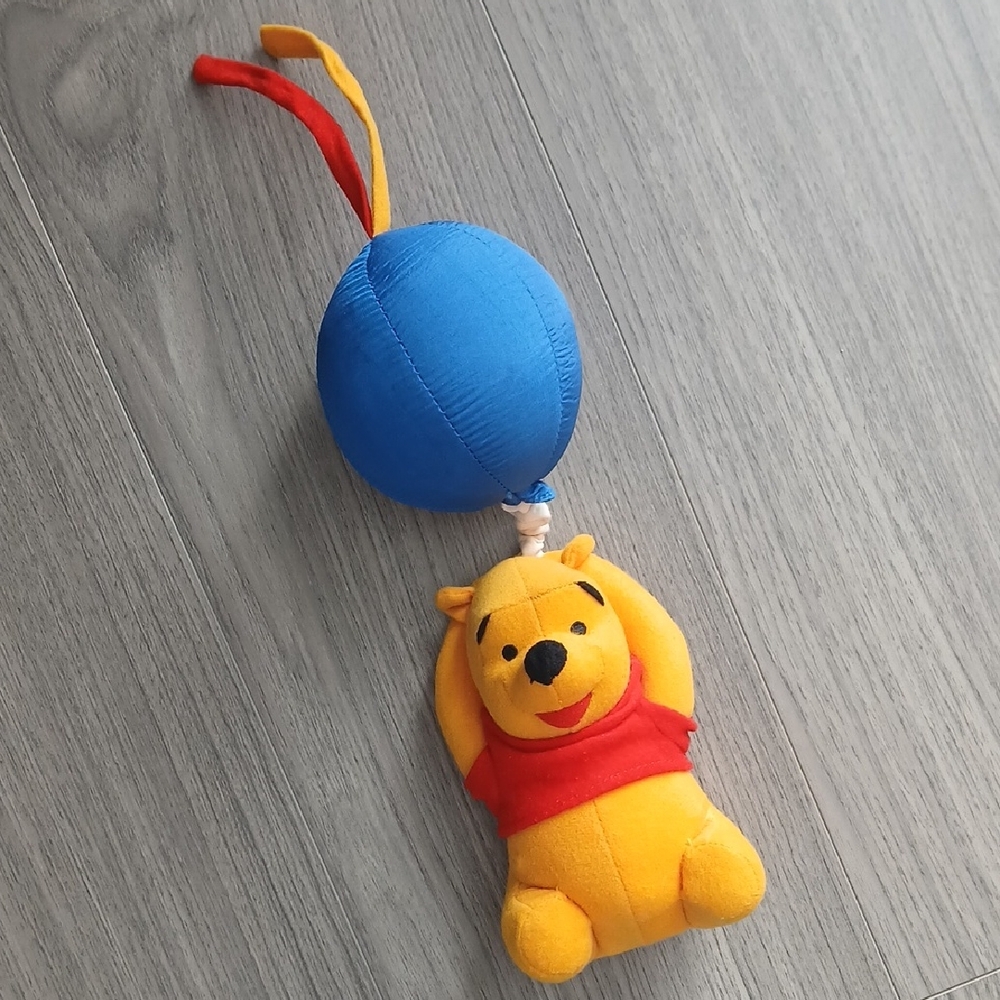 ❤️Vintage Pooh Musical Crib Decor 1996 Baby The First Years Disney